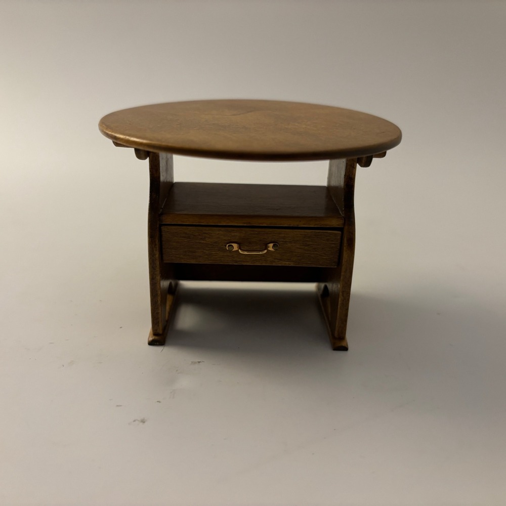 VTG Handcrafted Wood Miniature Dry Sink Cabinet 1984 Dollhouse Furniture 1:12